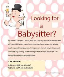 Design your flyers with custom templates & millions of graphics. 31 How To Create Babysitting Flyers Templates In Word With Babysitting Flyers Templates Cards Design Templates