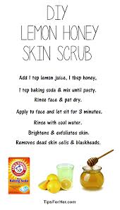 Diy Lemon Honey Skin Scrub How To Exfoliate Skin Honey Skin Skin Scrub