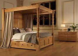 poster bed bed frame with drawers four poster bed