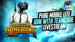 Pubg Lite Live Pubg Mobile Lite Live Pubg Lite Live Teamcode Pubglitelive Youtube
