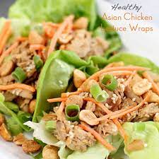 Healthy Asian Chicken Lettuce Wraps