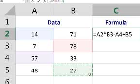 If a part of the formula is in parentheses, that part will be calculated first. Utiliser Le Pointer Cliquer Pour Creer Des Formules En Excel Lojiciels Com