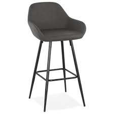 Hellbrauner stuhlgang mit schwarzen punkten : Bar Bar Set Design Bar Stuhl Schwarze Fusse Narnia Dunkelgrau