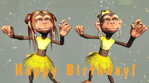 Funny Birthday Greetings Video Animation Were Cartoon Monkeys Singing Happy Happy Birthday Funny Humorous Funny Happy Birthday Song Funny Happy Birthday Meme
