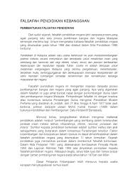 Merupakan suatu pembentukan kemampuan dasar yang fundamental yang menyangkut daya pikir maupun daya perasaan menuju tabiat manusia (dewey dalam jalaluddin & idi, 2015 tercipta kurikulum pendidikan vokasi untuk menyelenggarakan pendidikan keterampilan. Falsafah Pendidikan Kebangsaan