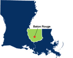 This online map shows the detailed scheme of baton rouge streets, including major sites and natural objecsts. U S Marshals Service Area Of Service