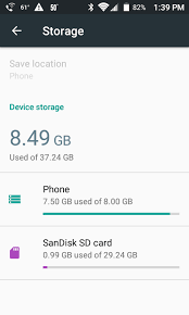 Zte z837vl 4g lte with 8gb memory prepaid cell phone · features. Sd Card As Internal Storage But Message Ran Out Without Using It Zte Z837vl Android Forums