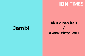 Pantun juga bisa dibuat dari berbagai bahasa termasuk bahasa daerah, salah satunya adalah pantun bahasa banjar. Mengucapkan Aku Sayang Kamu Dalam Berbagai Bahasa Daerah