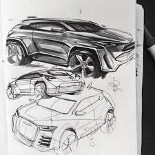 Karakalem Araba Resmi Cizimi