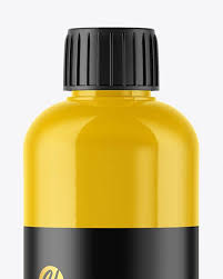 Download Glossy Cosmetic Bottle Mockup In Bottle Mockups On Yellow Images Object Mockups PSD Mockup Templates