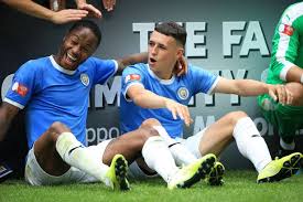 Declan rice as a holding midfielder, then i'd play foden, maddison and grealish as a three, with raheem sterling and harry kane up front. Man City Star Raheem Sterling Has Been Mentoring Phil Foden Manchester Evening News