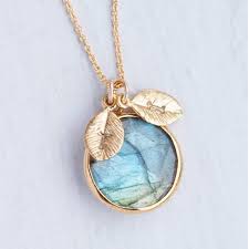 Labradorite Necklace Custom Personalized Necklace Initial Leaf Necklace Gemstone Necklace Gold Necklace Birthstone Necklace Nk Rd In 2020 Labradorite Necklaces Gemstone Necklace Personalized Necklace