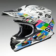 Black And White Dirt Bike Helmet 2013 Shoei Vfxw Motocross Helmet Krack Tc10 White Multi Shoei Motocross Helmets Motocross Helmets Motocros Motocross Helmets Shoei Helmets Motocross