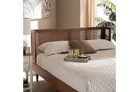 Find great deals on ebay for queen cane headboard. Rina Mid Century Rattan Queen Wrap Around Headboard Ashley Furniture Homestore