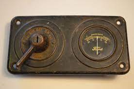 Ford Model T Dash Plate Ignition Switch Amperes Gauge By Djsvintagecache On Etsy Model T Ford Models Ford