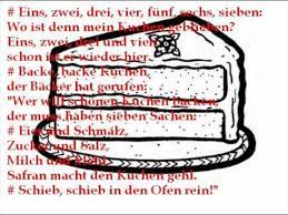 Wer will guten kuchen backen, der muß haben sieben sachen: Backe Backe Kuchen Der Backer Hat Gerufen Youtube
