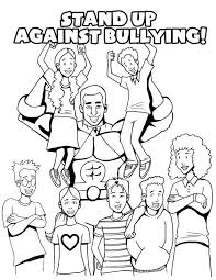 Colouring pages which are free to print and help teachers and parents explore this important issue whether at a primary/elementary school (ks1, ks2), middle school or high school. Anti Bullying Coloring Page Anti Bullying Bullying Bullying Awareness