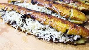 250 gram tepung terigu (pilih yang merek segi tiga). Pisang Tanduk Goreng Coklat Keju Yang Lagi Viral Ide Bisnis Jajanan Indonesia Youtube