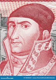 Jose Maria Morelos Portrait Stock Image