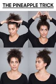 The Pineapple Hair Trick Will Give You Defined Curls Overnight Curly Hair Styles Curly Hair Styles Naturally Hair Routines