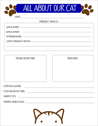 The american association of feline practitioners is a leader and driving force in feline medicine. Preparing For A Cat Sitter With A Free Printable Cat Information Checklist Pet Care Printables Cat Sitter Pet Sitting Business
