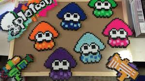 ingesloten アイロンビーズ スプラトゥーン ポケモン パーラービーズ アクアビーズ 図案