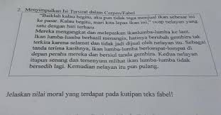 We did not find results for: Jelaskan Nilai Moral Yg Terdapat Pada Kutipan Teks Fabel Diatas Brainly Co Id