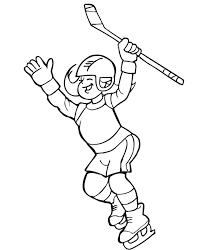 Hockey Coloring Pages Online Sports Coloring Pages Coloring Pages Hockey Girls
