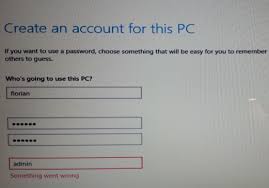 Send hint cancel * note: Account Creation For Pc Password Hint Goes To Something Went Microsoft Community