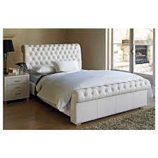 florence queen bed bedroom furniture harvey norman australia found on polyvore white leather bed bed bed furniture
