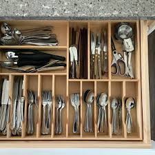 You can specify the size and design of your drawer insert. Custom Silverware Drawer Organizer Maple Silverware Drawer Organizer Silverware Drawer Utensil Drawer Organization