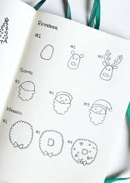 Step By Step Christmas Doodles Plus Cheatsheet Christmas Doodles Christmas Sketch Easy Christmas Drawings