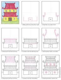 Draw A Pagoda Art Projects For Kids Detskie Tvorcheskie Proekty Prepodavanie Iskusstva Risovat
