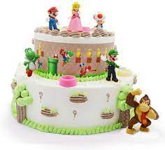 Rather than opting for a traditional, plain iced birthday cake, choosing to buy birthday cakes from bakerdays gives you the option to personalise fully, or even design your own cake online. Buy Lebery Super Mario Brothers Cake Toppers 6pcs Mario Action Figures Toys Mario Birthday Cake Topper Cupcake Topper Mario Cake Decorations For Kids Birthday Baby Shower Mario Theme Party Supplies Online In