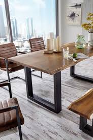 Wunderschone Esszimmer Gruppe Industrial Loft Design In 2020 Live Edge Dining Table Wood Dining Room Table Wood Dining Table