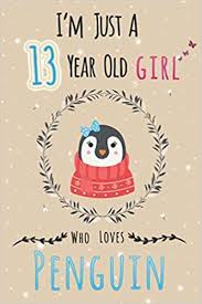 Women's cute cartoon print tee and shorts pajama set. I M Just A 13 Year Old Girl Who Loves Penguin Cute Little Penguin Notebook With Lined And Blank Pages Alternating For 13 Years Old Girls And Boys Happy 13th Birthday Notebook