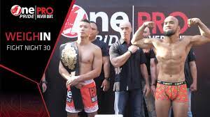 Hd Rudy Ahong Gunawan Vs Theodorus Ginting One Pride Fn 30 Youtube