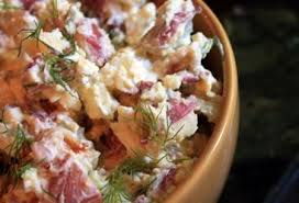 Red bliss potato salad recipe with veggies and herbs. Horseradish Spiked Red Bliss Potato Saladsanta Cruz Farmers Markets