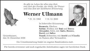 W wieku 16 lat zdała egzamin do zespołu pieśni i teresa werner podkreśla, że: Traueranzeige Familienanzeigen Todesanzeigen Idowa Markt