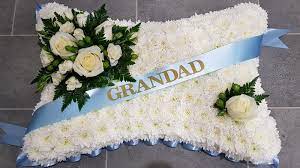 Sympathy ribbons can be saved after the service as a memory of the loved one. Pillow Based Grandad Ribbon Optional Buy Online Or Call 07540 616396