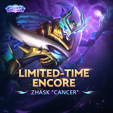 By fans keqing on 26 mei 2020. Mobile Legends Bang Bang On Twitter Zhask Cancer Is Back For A Limited Time Cancers Are Known For Being Loyal Intuitive And Caring Are You A Typical Cancer Encore Duration June 22
