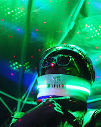 Light Up Space Helmet 4 Light Series And Phone Charger Etsy