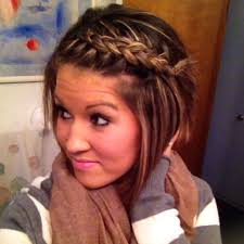 Pin By Bailey Kern On Hair And Beauty Braids For Short Hair Braided Hairstyles Side Braid Hairstyles