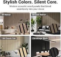 Amazon.com: JUWEI DIRECT Wood Slat Acoustic Panels – 3D ...