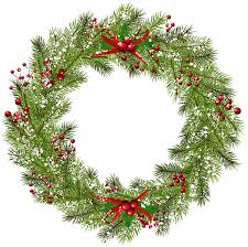 Garland christmas wreath clip art #7315761. Library Of Christmas Wreath Clipart Black And White Stock Png Png Files Clipart Art 2019