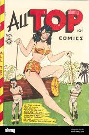 ALL TOP COMICS A 1947 publication by the American Fox Features company  Stock Photo - Alamy