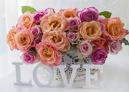 Love beautiful wallpaper romantic flowers photos. Hd Wallpaper Love Flowers Roses Bouquet Colorful Pink Beautiful Romantic Wallpaper Flare