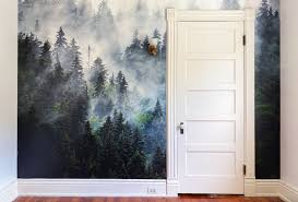 Sunrise forest wallpaper mural | hovia. Custom Wall Murals Canvas Wraps Limitless Walls