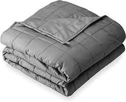 The rule of thumb is 10% or 7% to 12% of your natural body weight. Amazon Com Bare Home Weighted Blanket For Kids 15lb 48 X 72 All Natural 100 Cotton Premium Heavy Blanket Nontoxic Glass Beads Grey 48 X72 Home Kitchen