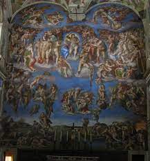 Michelangelo ar fi fost inspirat de vizitele la baile termale si bordelurile pentru homosexuali atunci cand a pictat judecata de apoi din capela sixtina, afirma un istoric italian. Istoria Artei Judecata De Apoi Michelangelo Buonarroti Michelangelo Paintings Renaissance Art Michelangelo